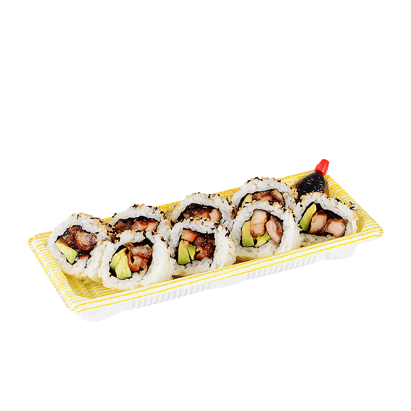 Inside Out Roll Teriyaki Chicken Avocado