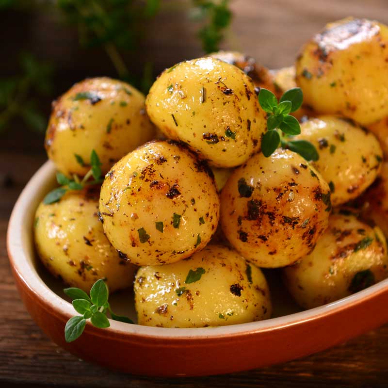 Roast Potatoes with Garlic & Herbs